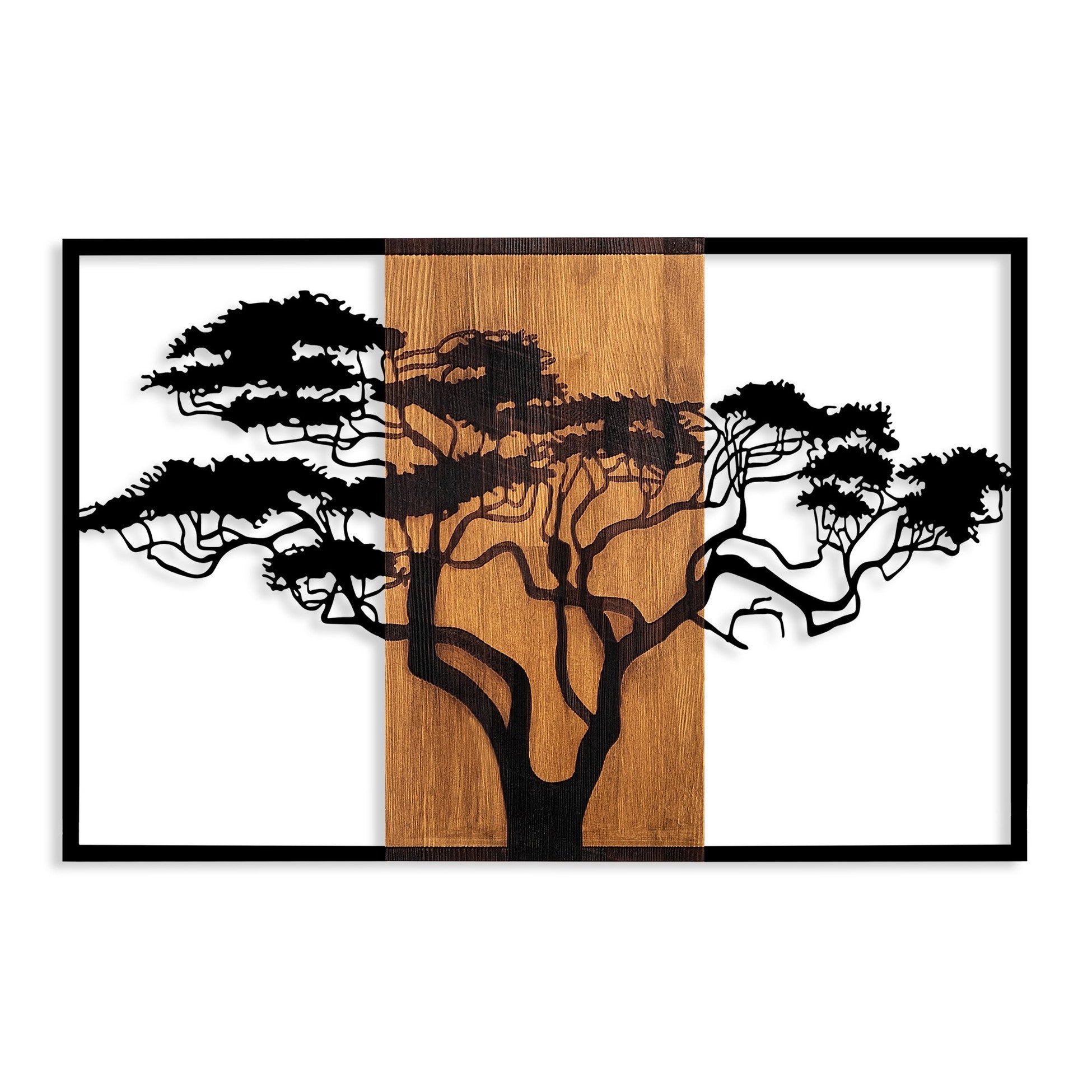 Accessoire mural en bois décoratif Acacia Tree - 388