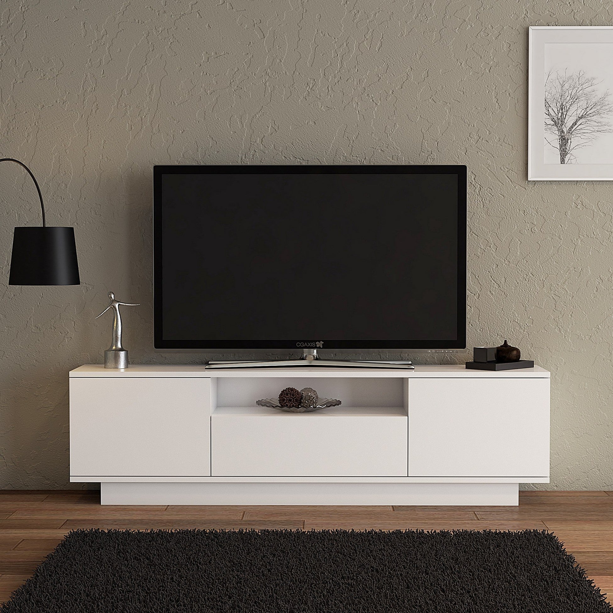 Meuble TV Yuki TV Stand - White