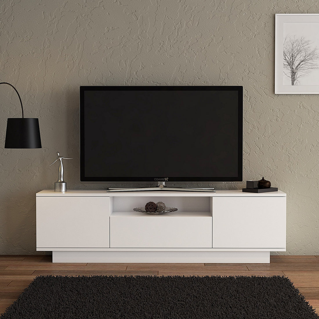 Meuble TV Yuki TV Stand - White