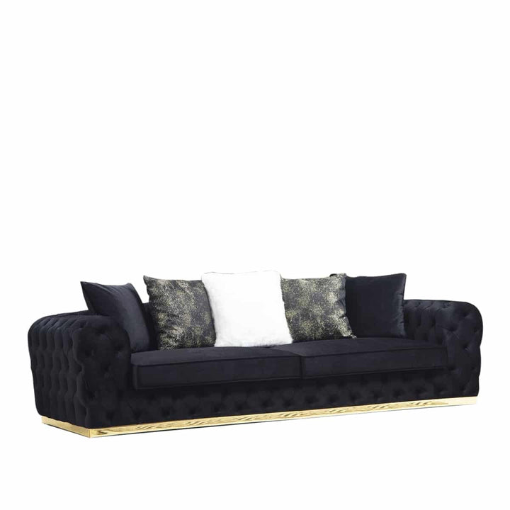 Selva Canapé 3 Places Noir