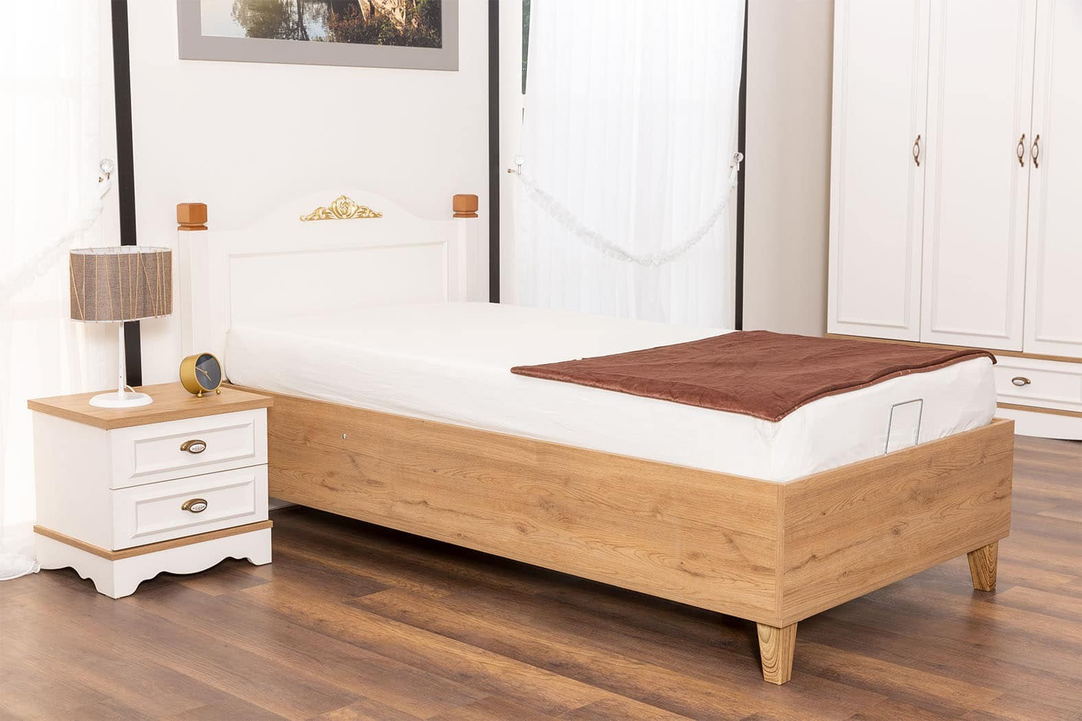 Country avec sommier lit (100*200)