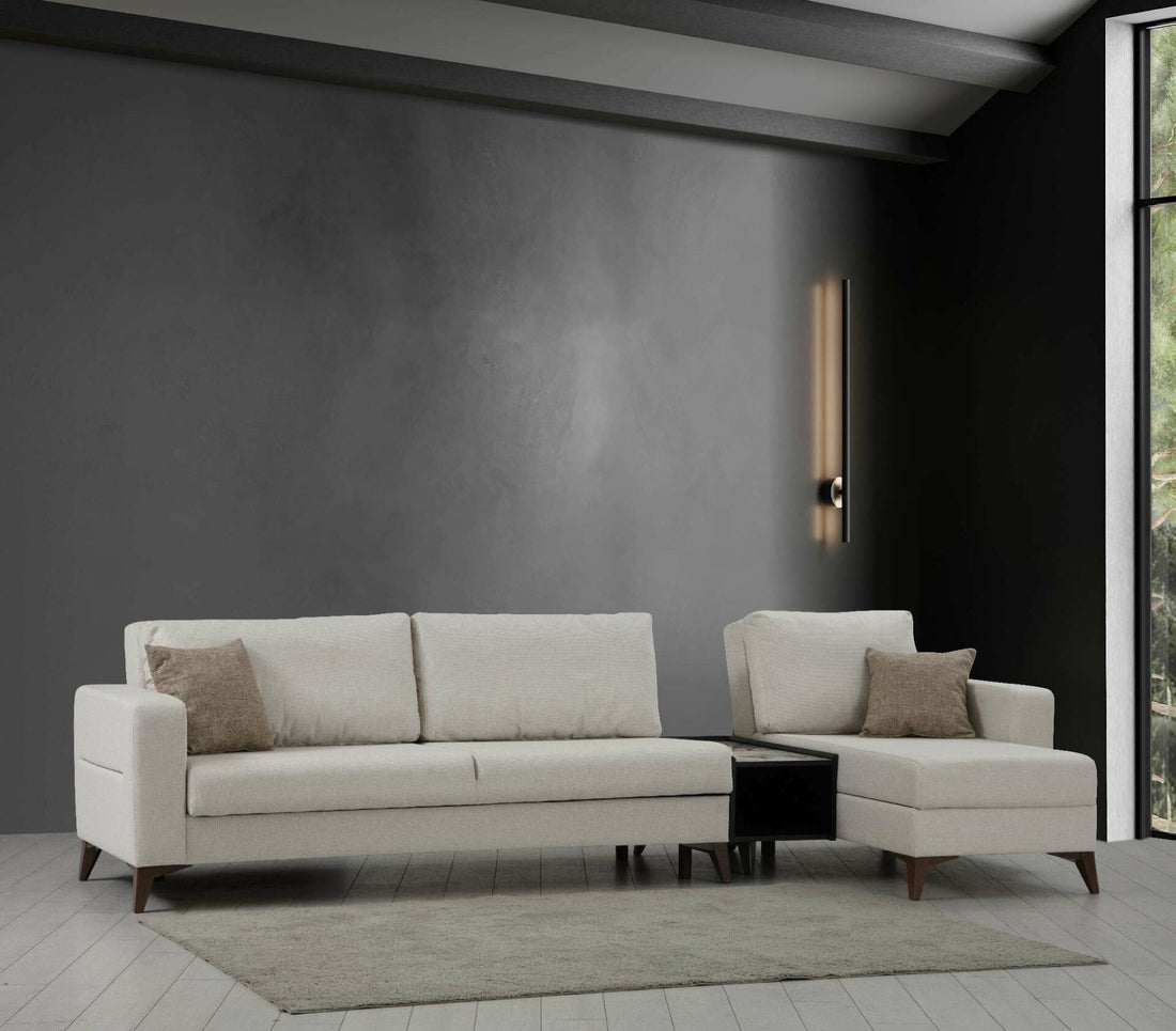 Canapé Kristal Rest Shelf Set - Beige