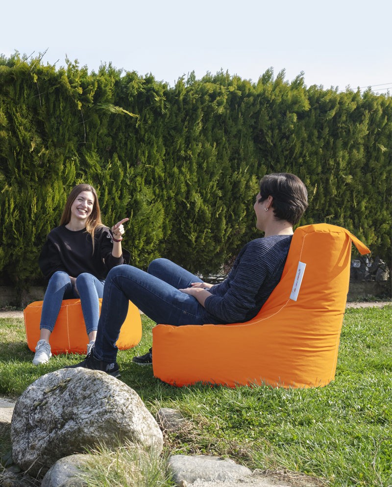 Pouf de jardin EVA Sport - Orange