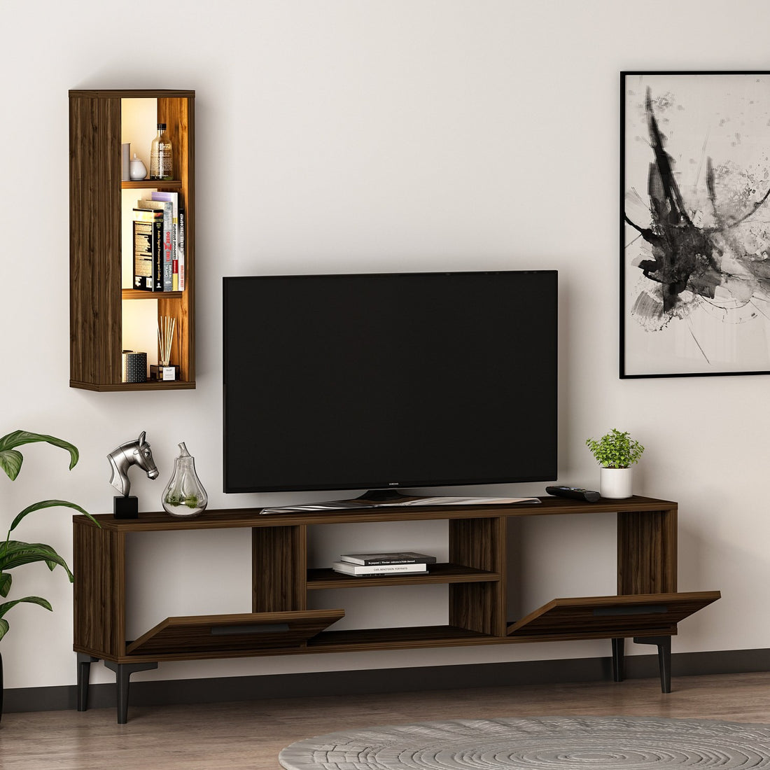 Meuble TV Bien - Walnut