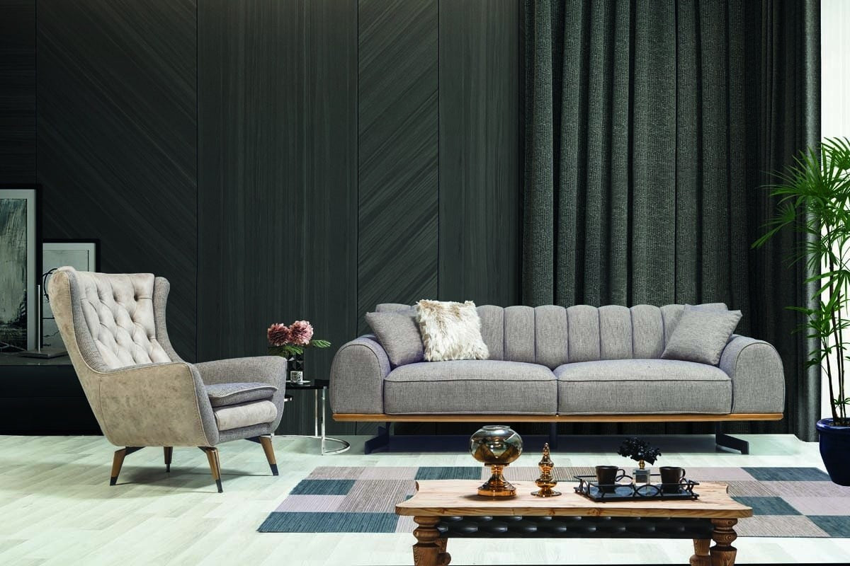 Maveran Fauteuil Bergère Marron Clair