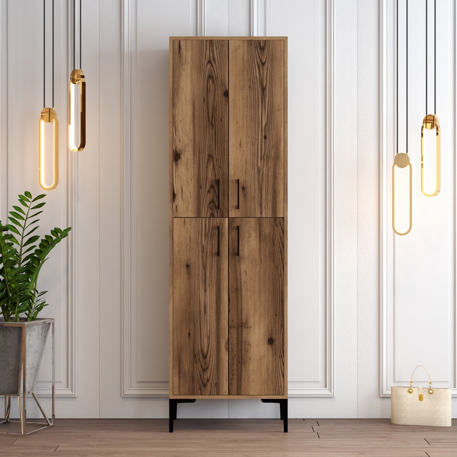 Meuble à chaussures Berlin A - Walnut