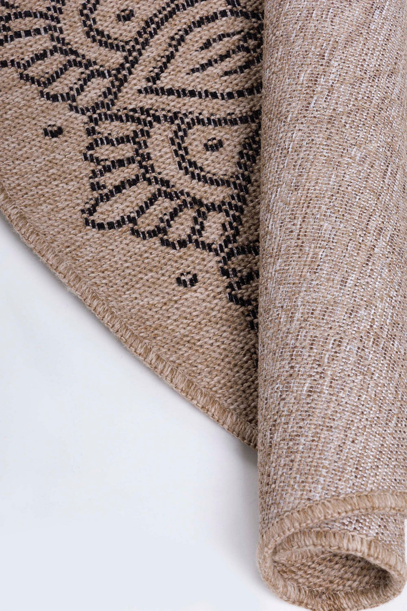 Tapis (200 x 200) 08872A - Black