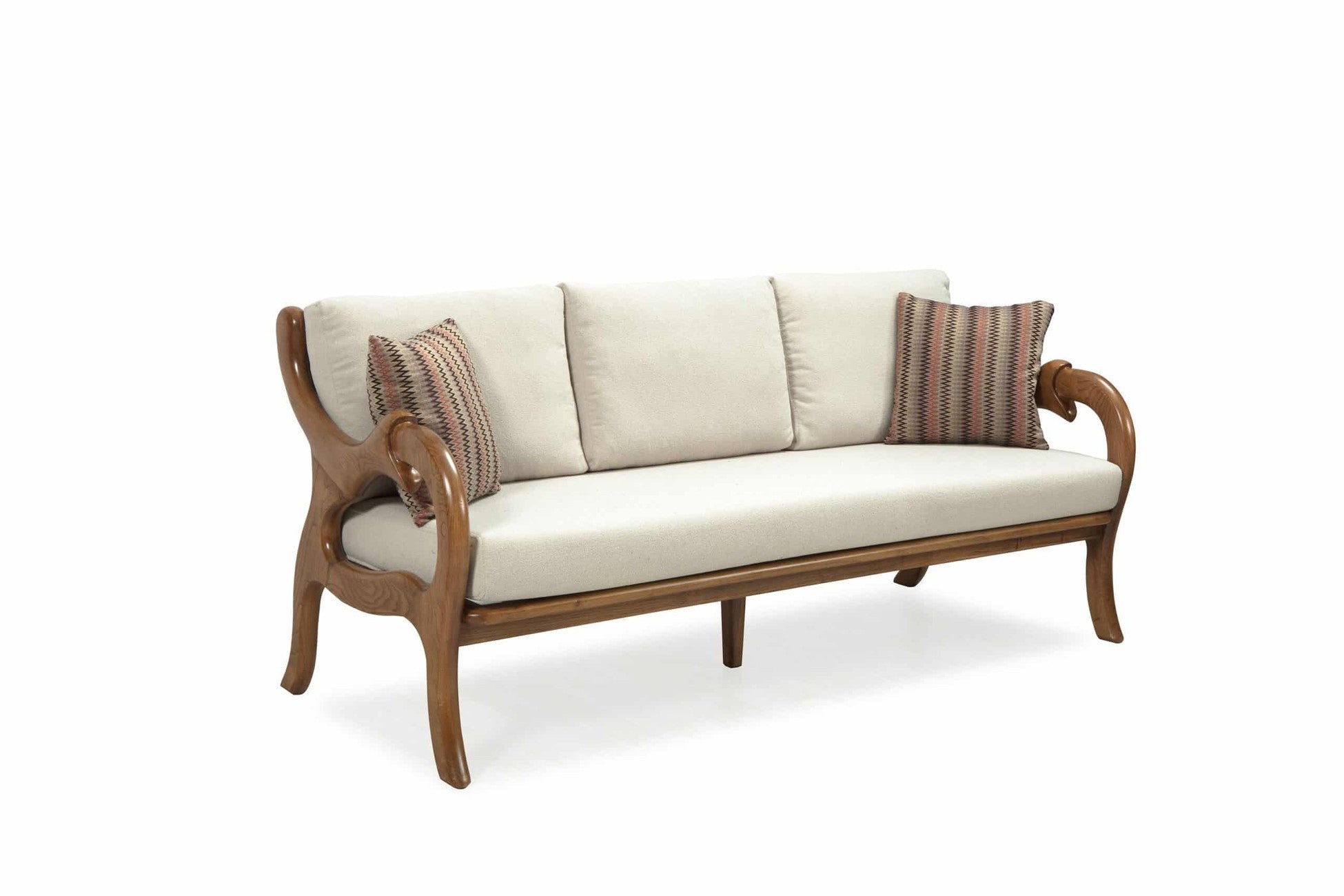 Salon de jardin avec coussins & table basse Class Bois