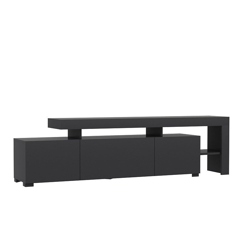 Meuble Tv design avec LED Jasir L192cm Anthracite