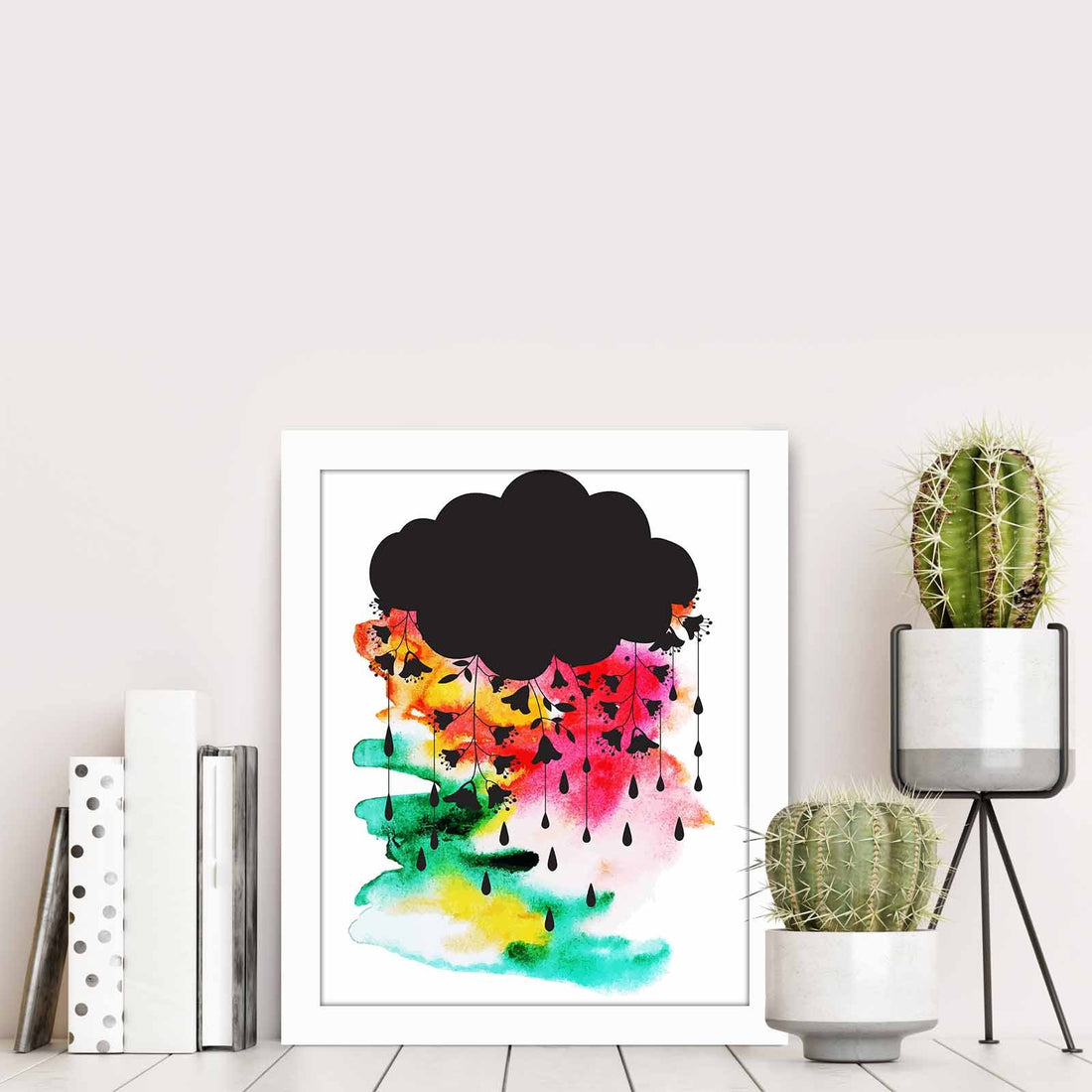 Peinture mdf encadrée décorative BCT-018