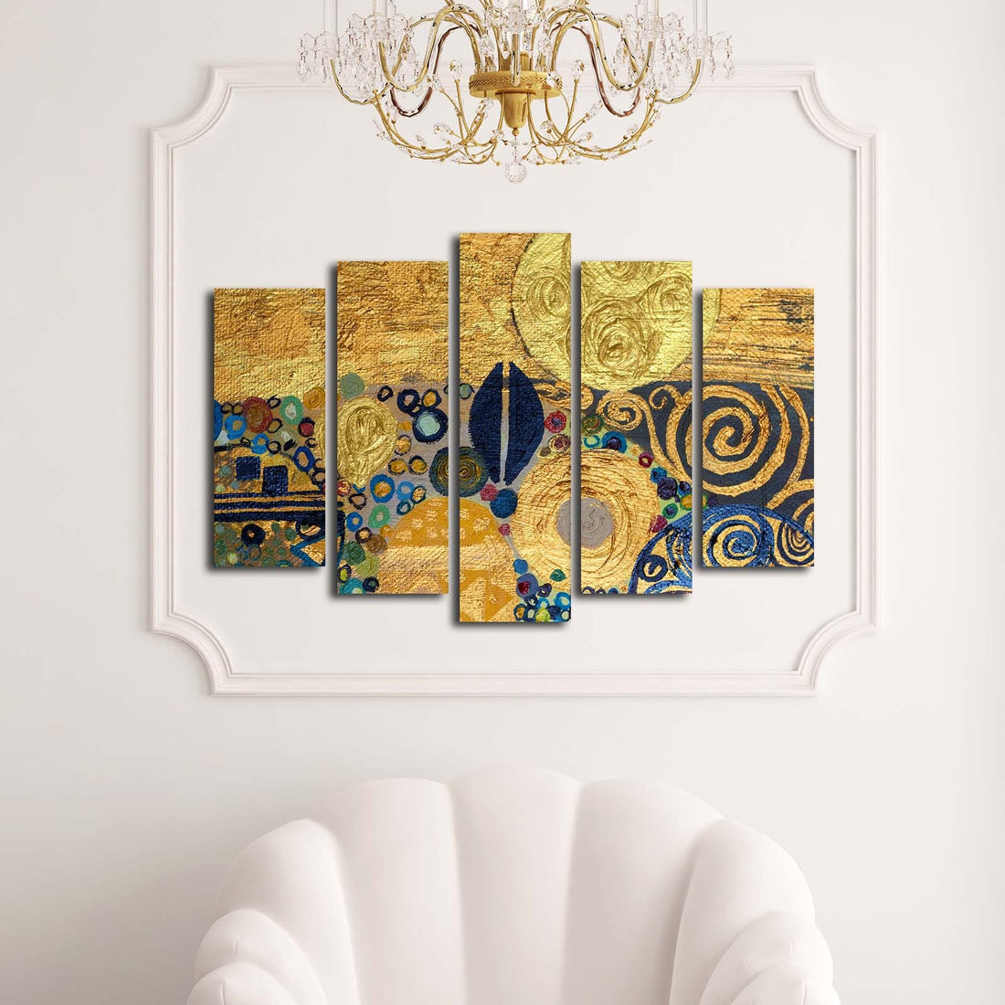 Peinture décorative en toile (5 pièces) 5PATK-234