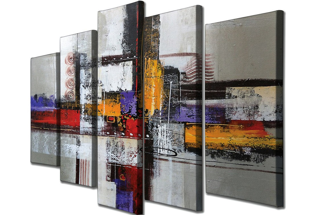 Peinture décorative en toile (5 pièces) BC95