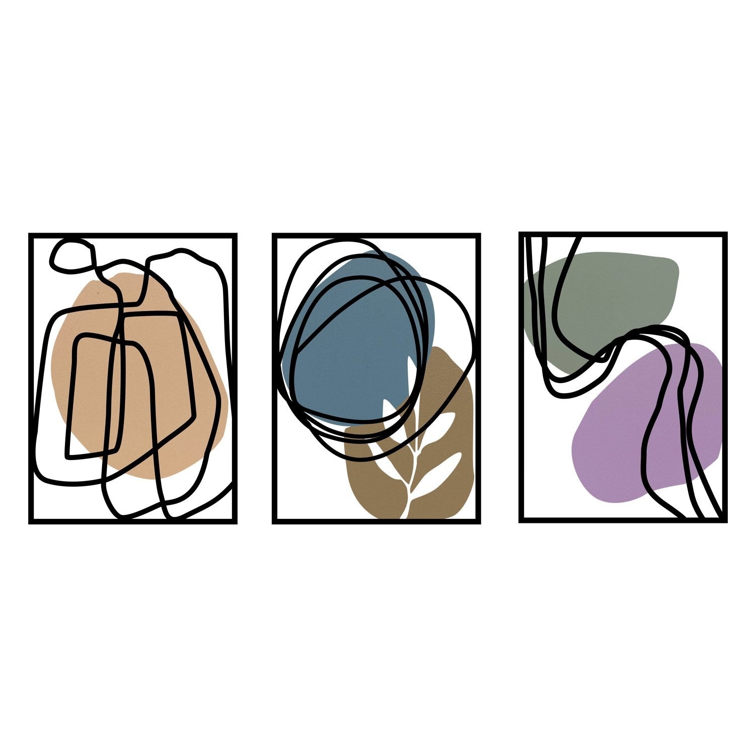 Accessoire mural en métal décoratif Viyana