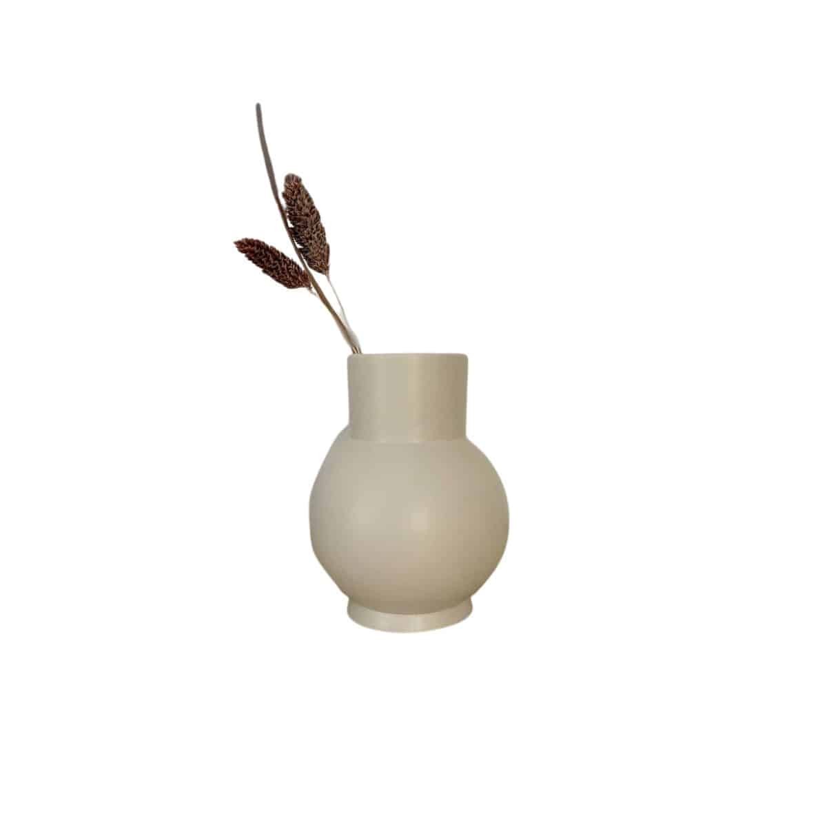 Pudgy crème vase