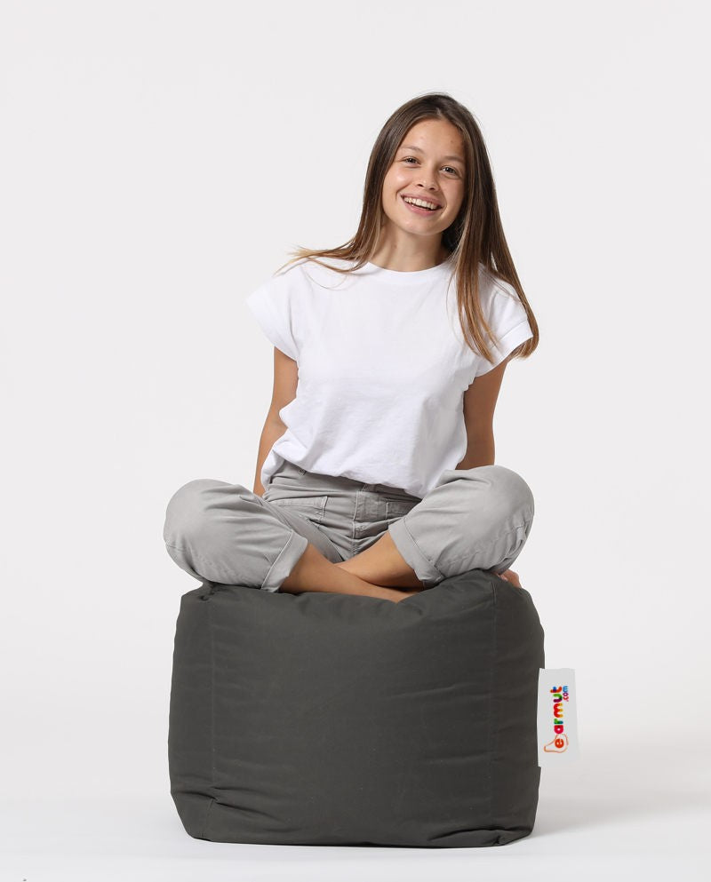Jardin pouf Square Pouf - Fume