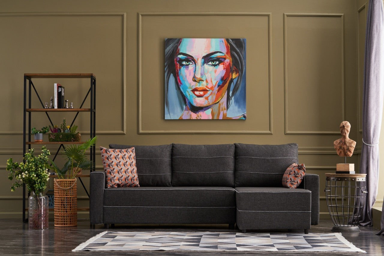 Canapé d'angle Ece Right - Anthracite