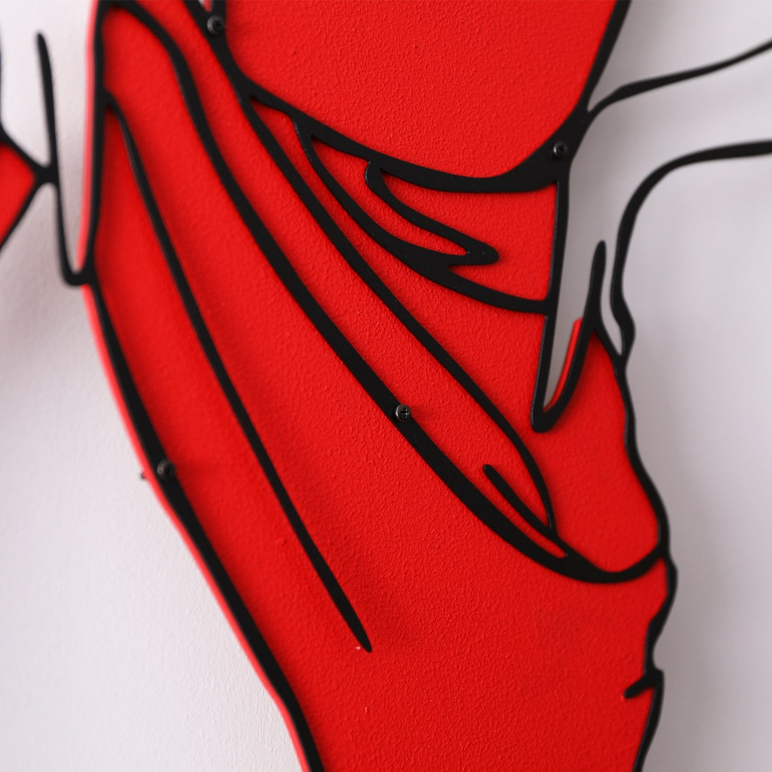 Accessoire mural en métal décoratif Natalie