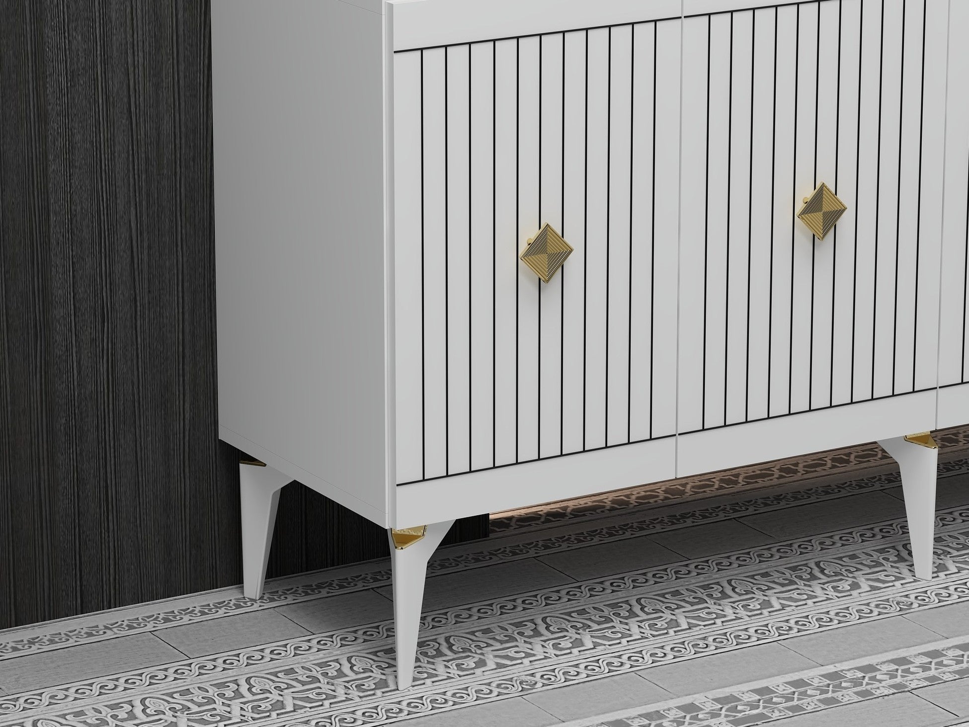 Console Midas - White, Gold