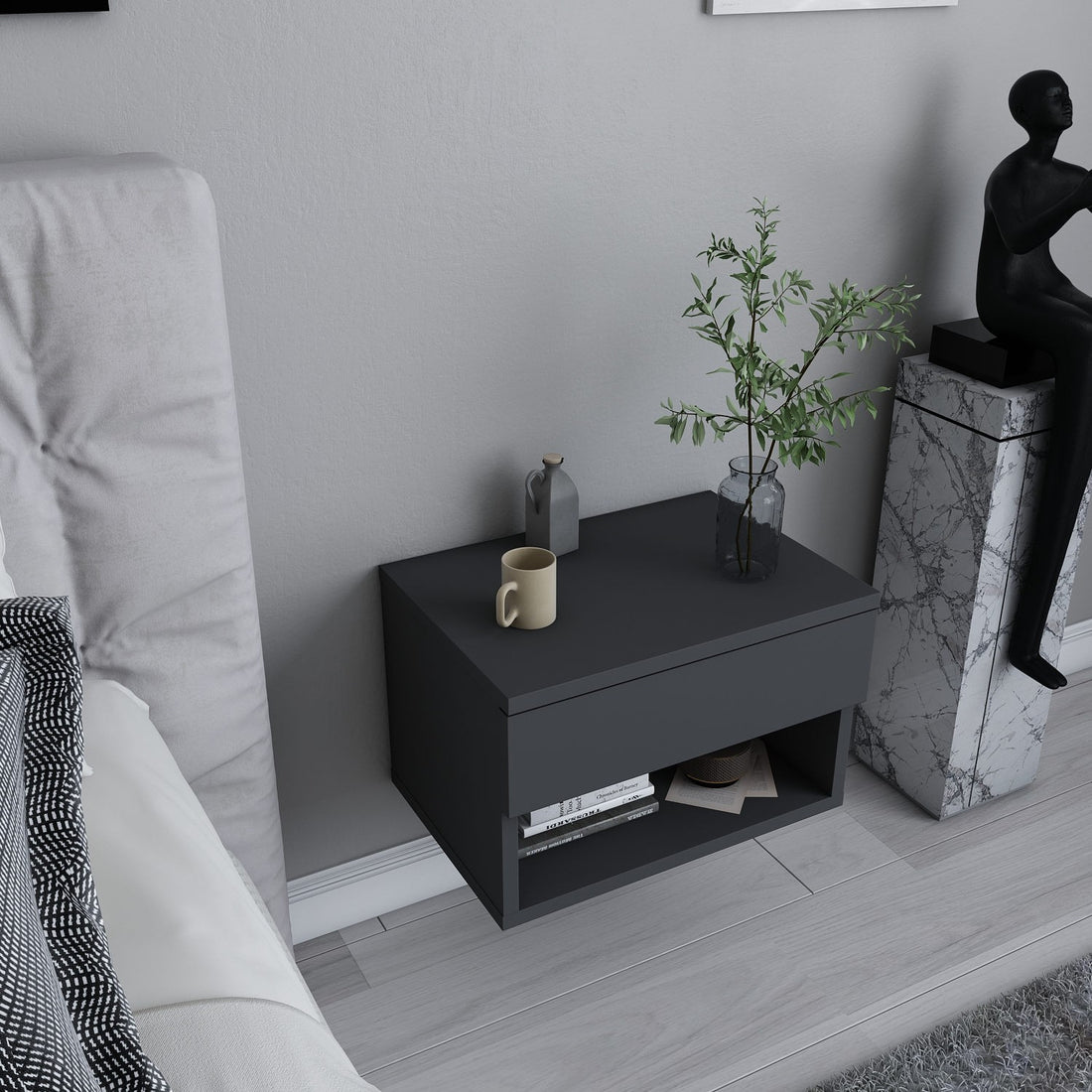 La table de nuit Jamot - Anthracite