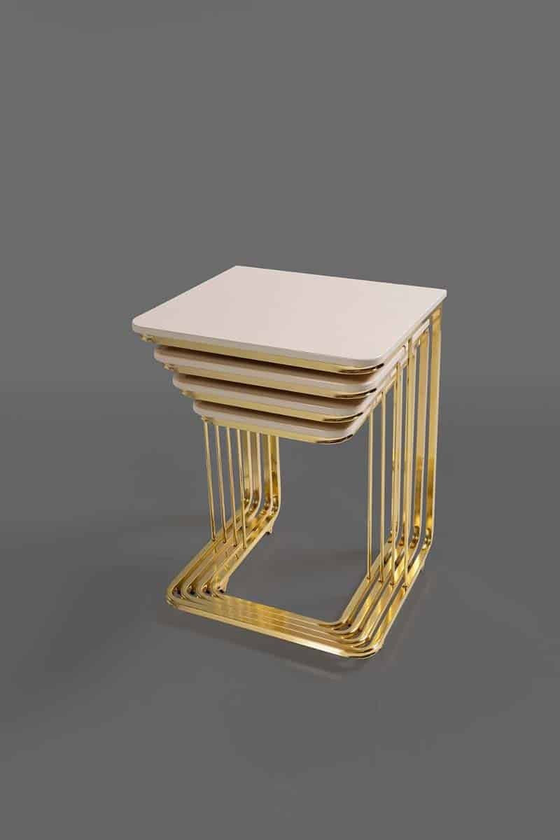 Vegas Table Gigognes Crème