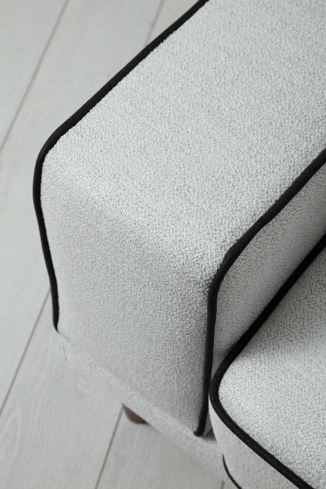 Canapé à 3 places Noir 3 - Ares White