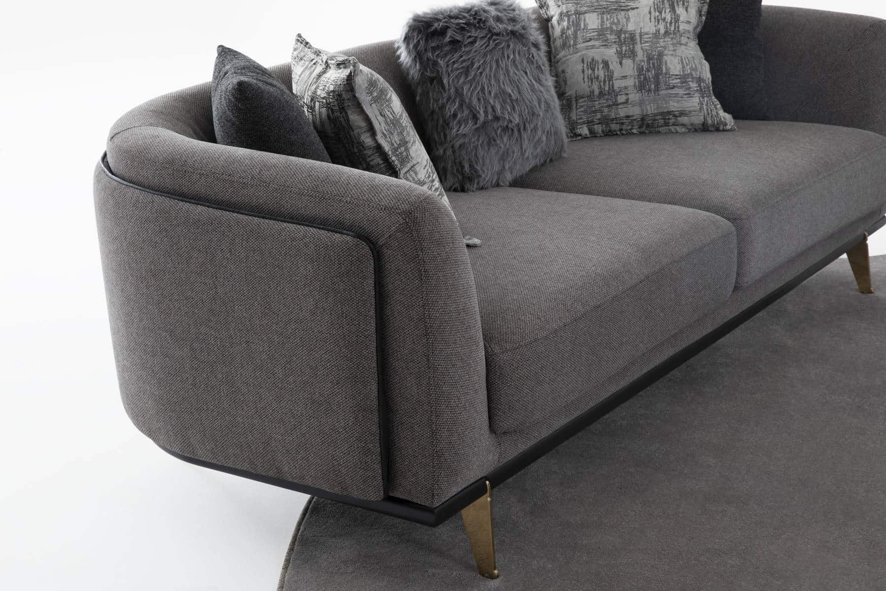 Violet Ensemble de Canapé Noir