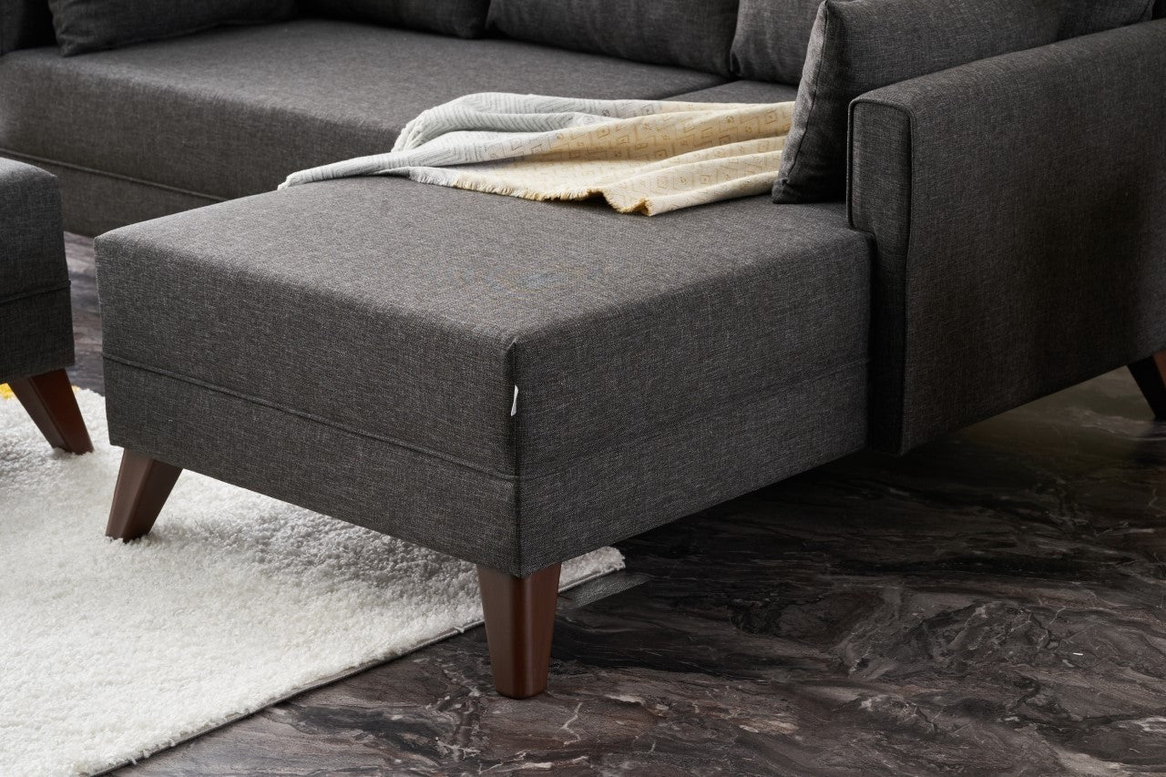 Canapé d'angle Bella Mini Corner Sofa Right - Anthracite