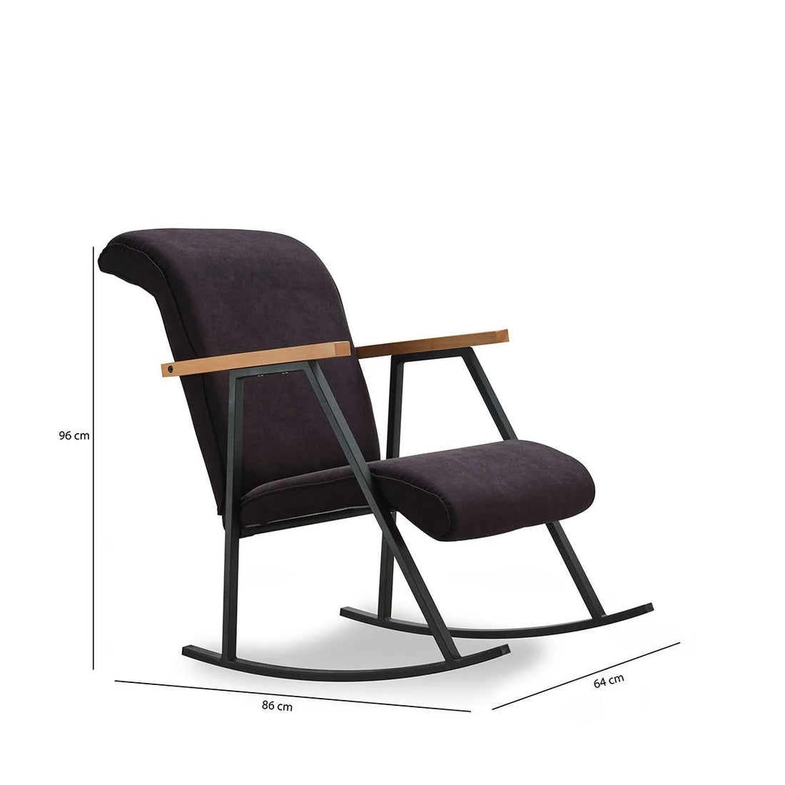 Fauteuil à bascule Yoka - Black