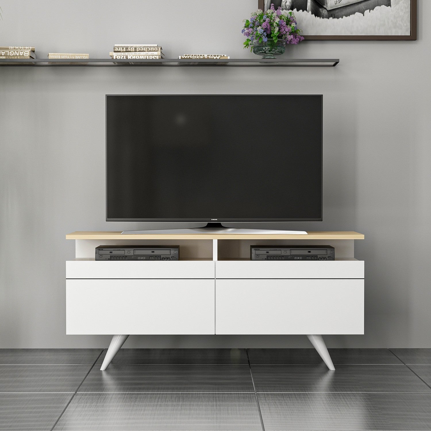 Meuble TV Berlin 120 - White