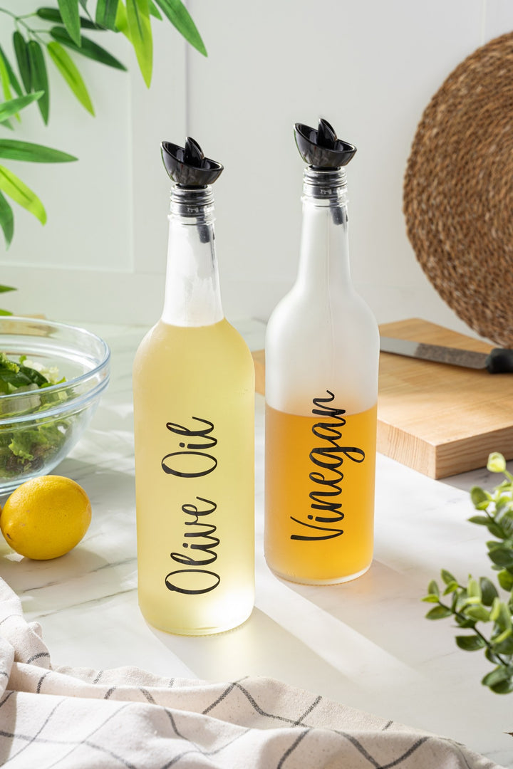 Oil Dispenser Set (2 Pieces) WhFDecoBlaP02-75 VO