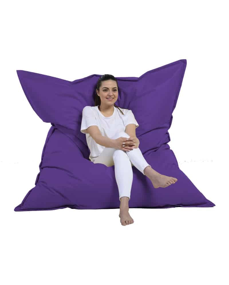 Coussin de sol Axina 140x180cm Tissu - XXL Pouf