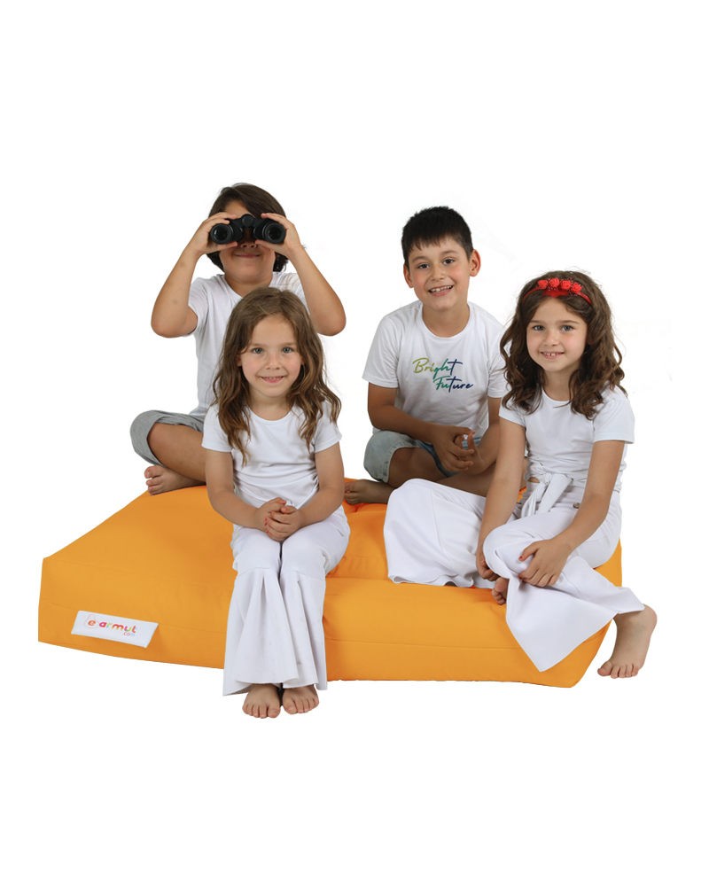 Pouf de jardin Kids Double Seat Pouf - Orange