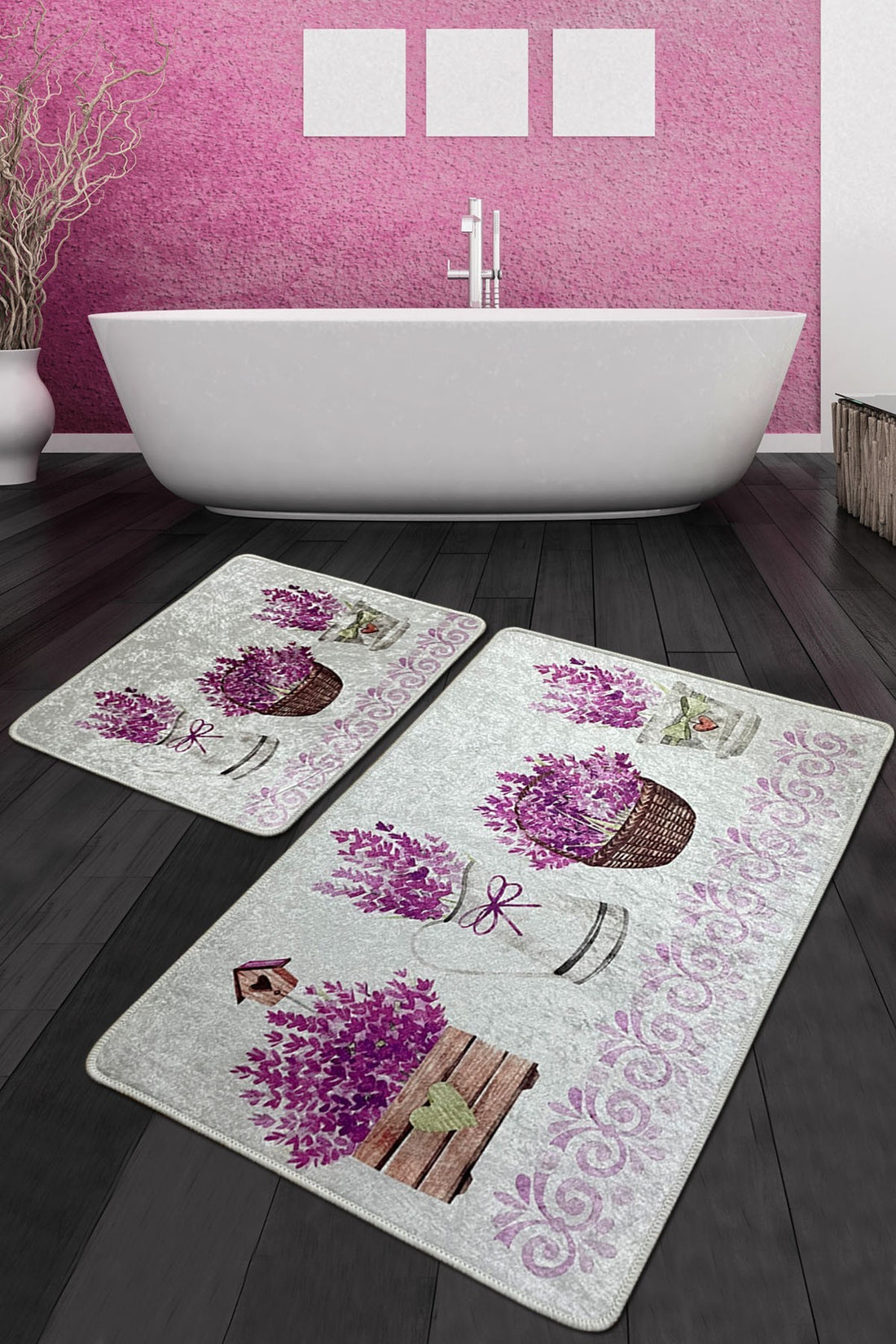 Ensemble de bain (2 pièces) Giardino Di Lavanda Djt