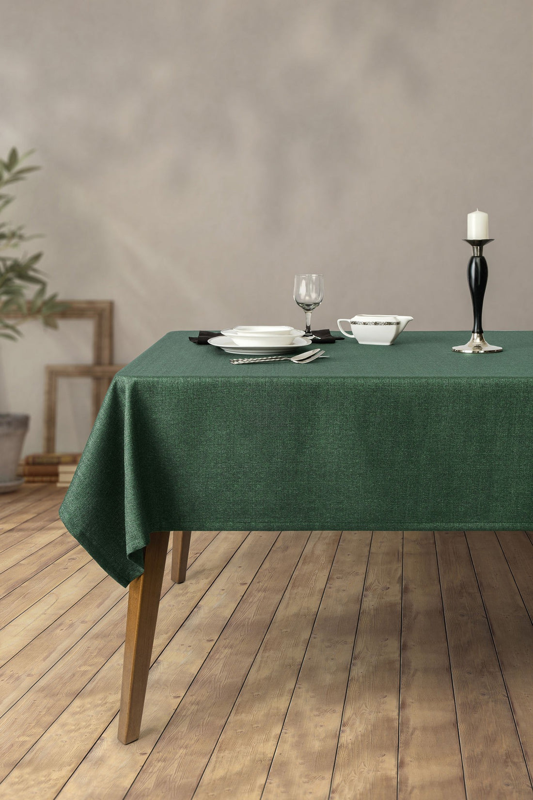 Nappe de table Grande 250 - Walnut Green