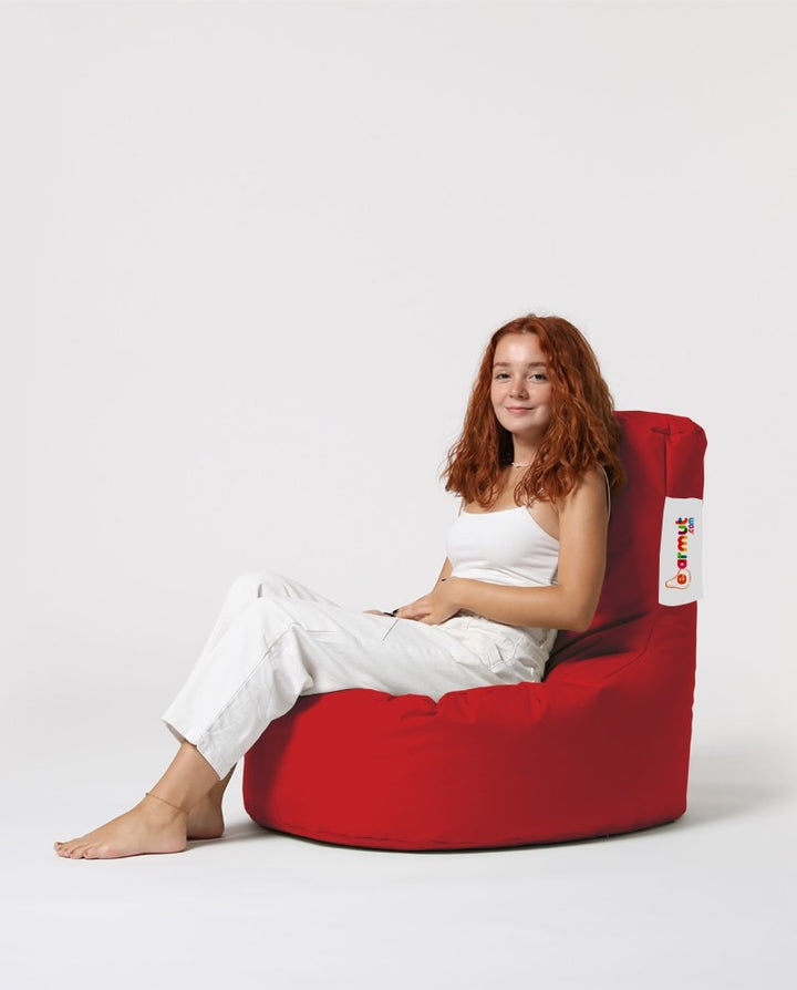 Pouf de jardin Lina - Red v2