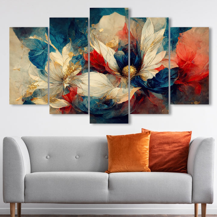 Peinture décorative MDF (5 pièces) 5MDF4598_60100 (100 x 60)