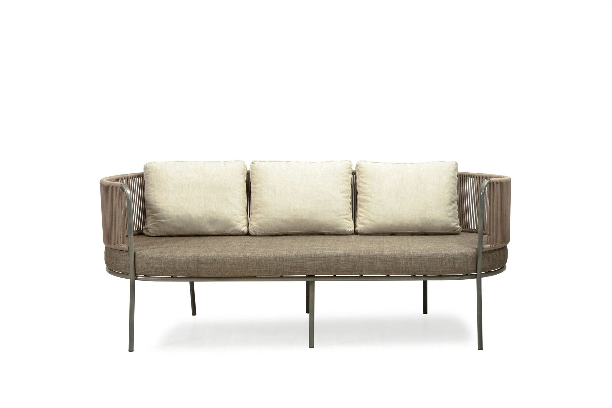 Salon de jardin avec coussins &amp; table basse Pillo