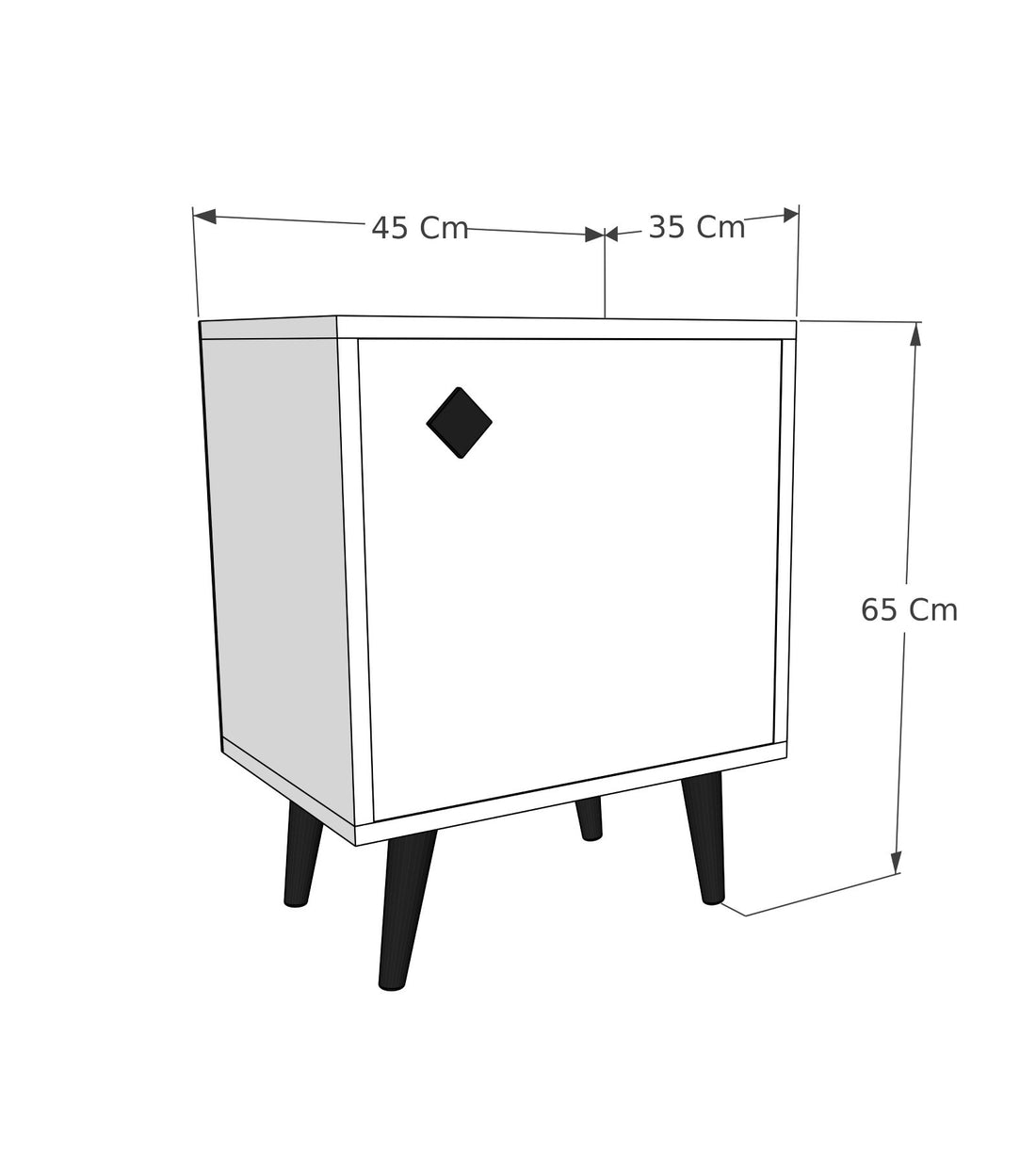 Table de chevet Hastikoz - Kepi