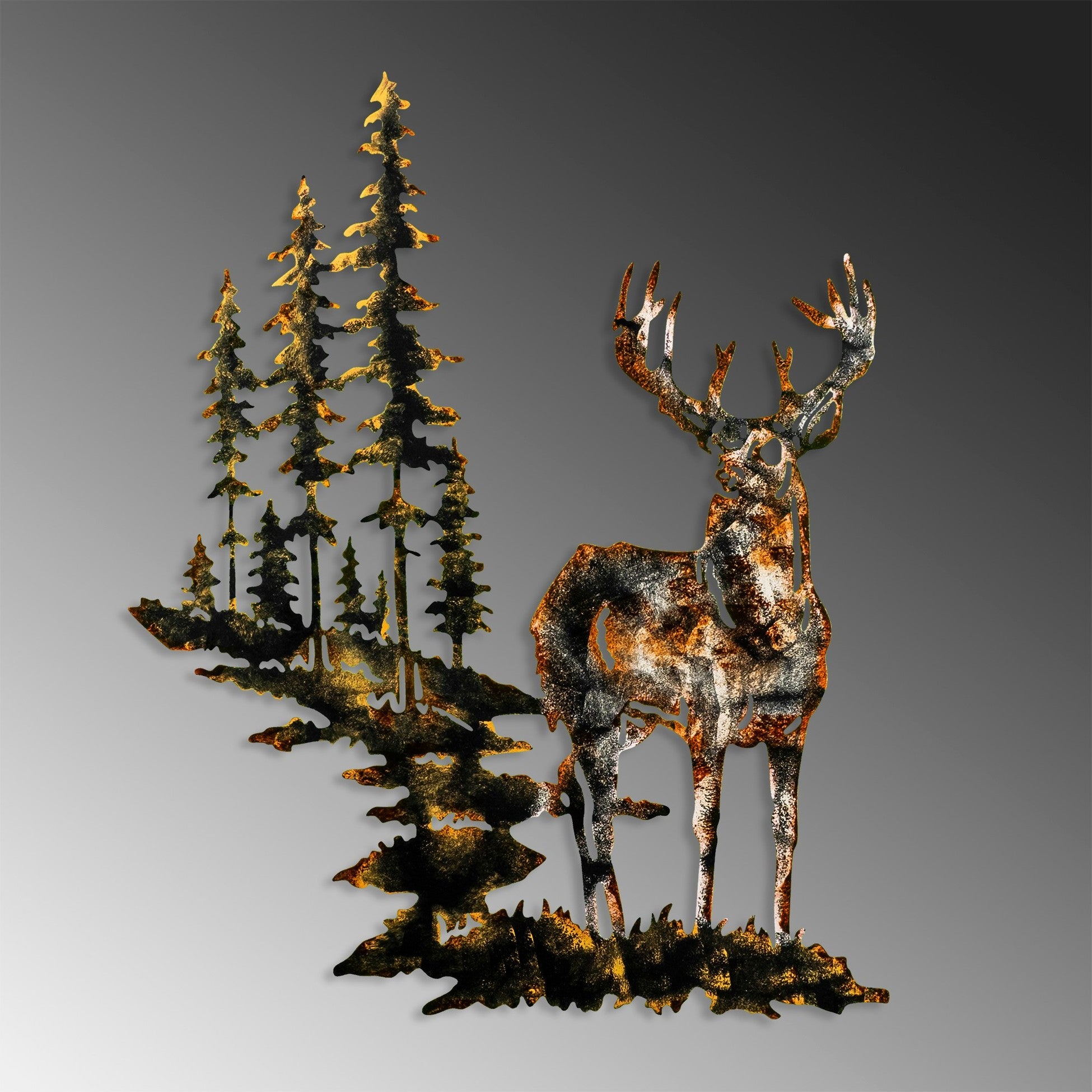 Accessoire mural en métal décoratif Deer 3