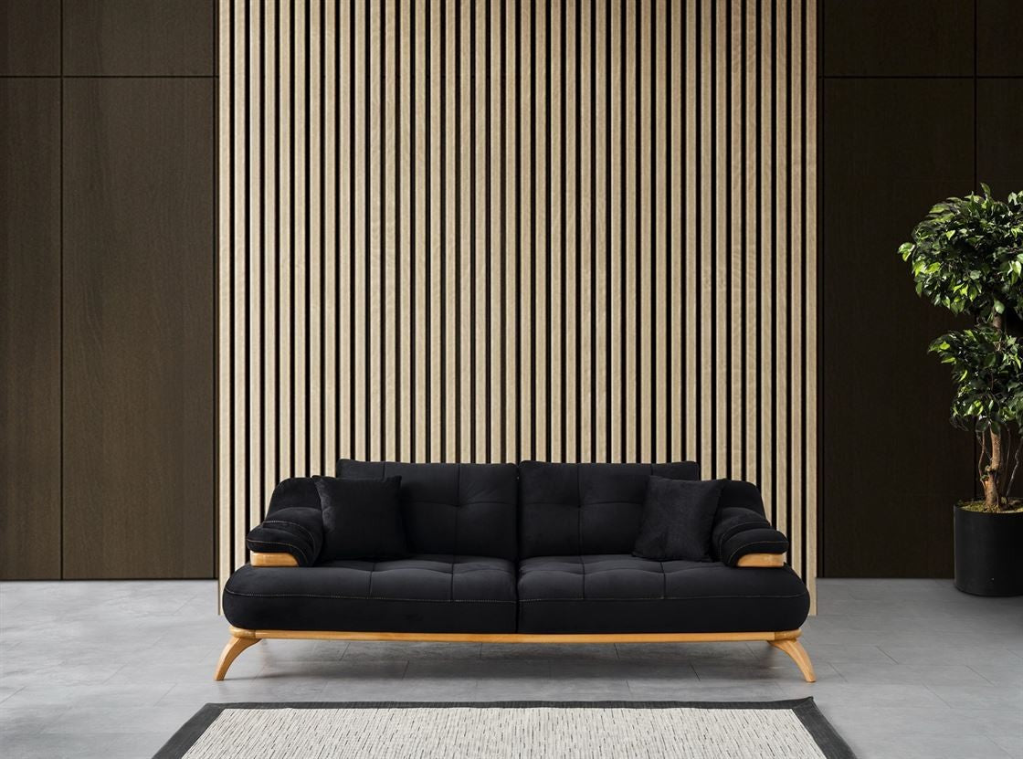 Rio Canapé 3 Places Noir