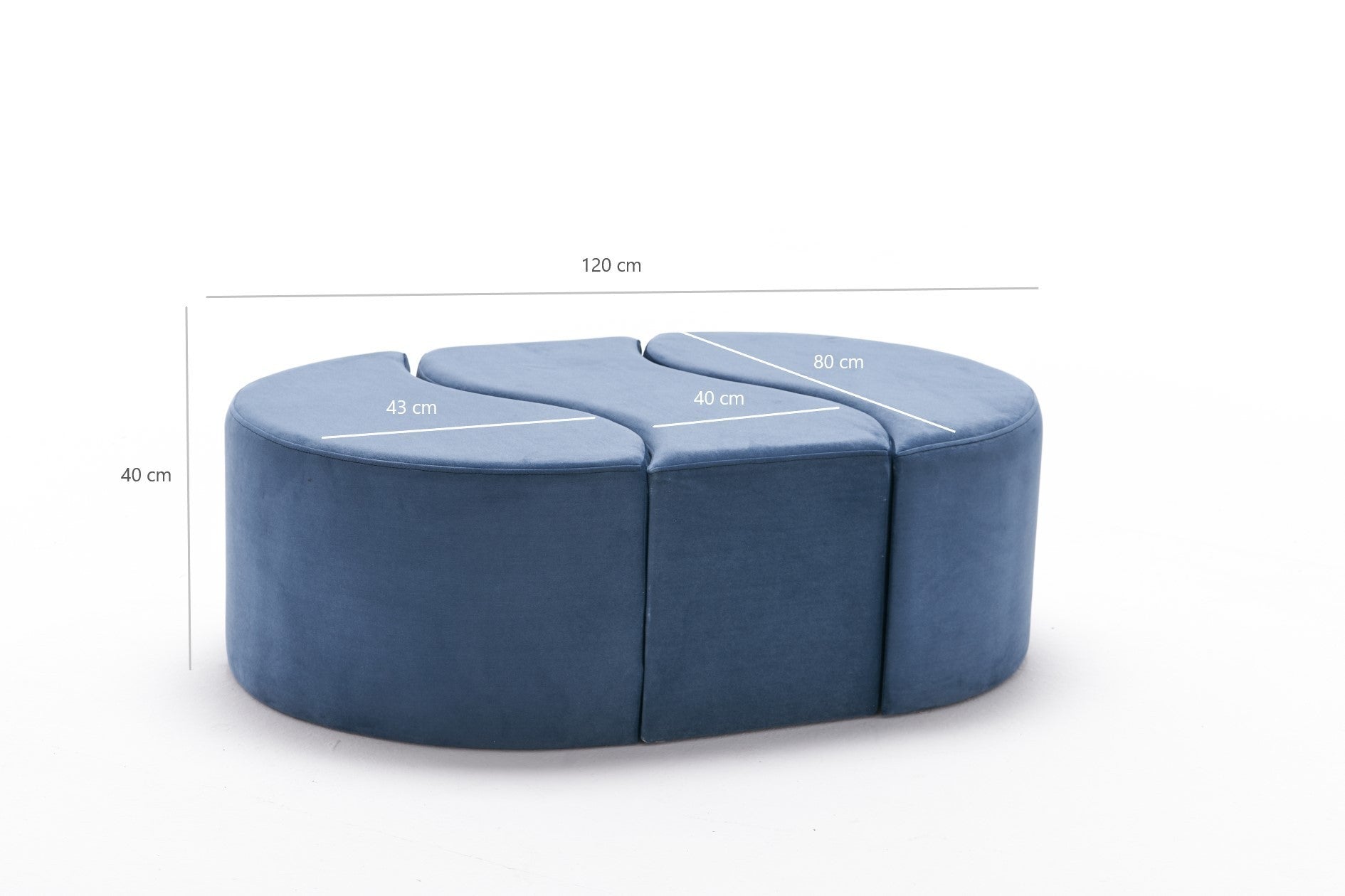 Pouf Alya Puf - Blue