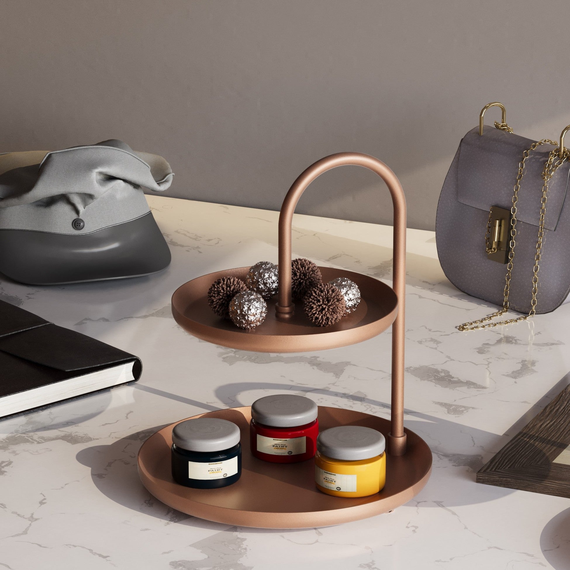 Accessoire en métal décoratif Kormen-A - Copper