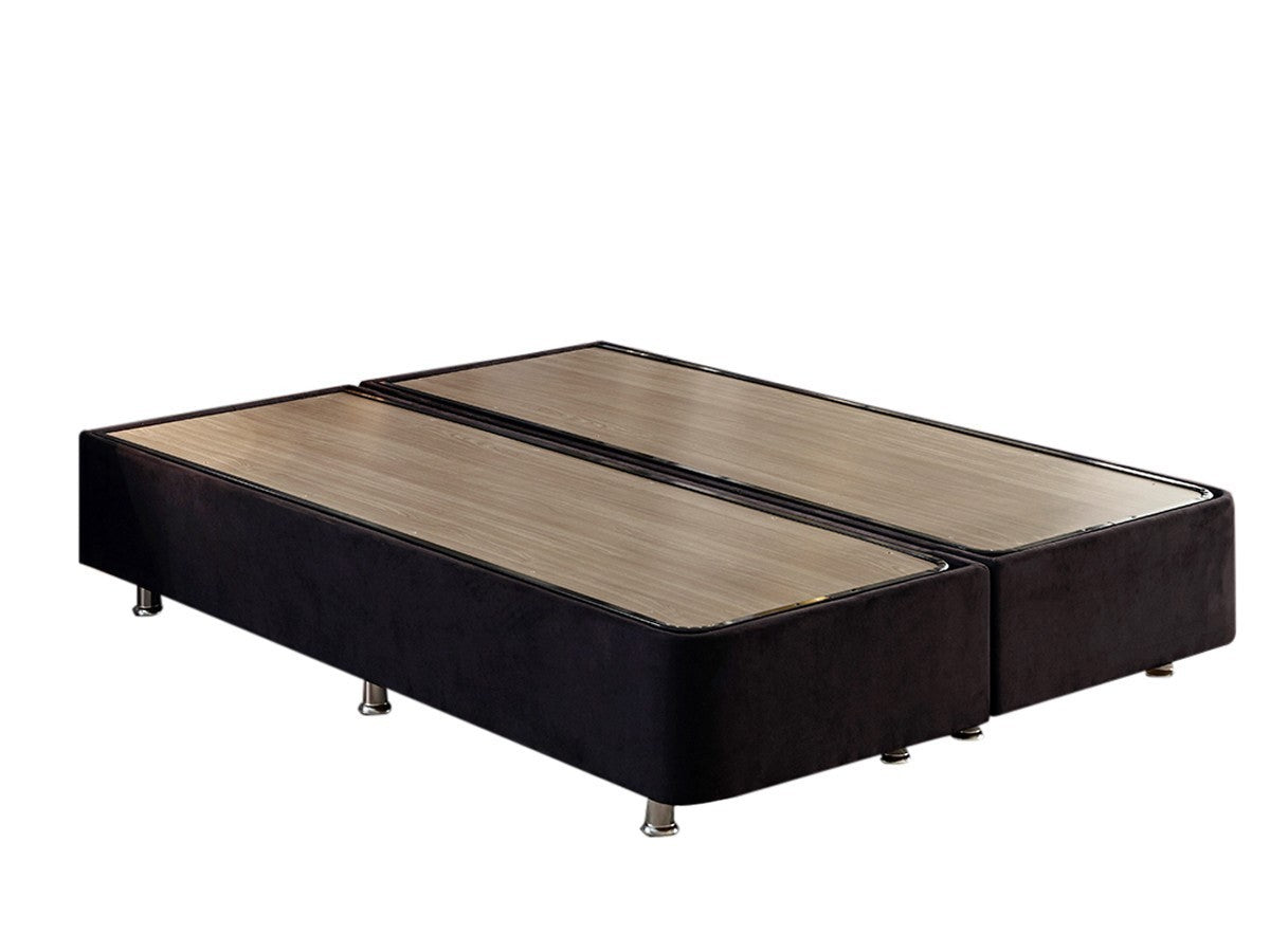 Base de lit double Ela Double - Black (160 x 200)