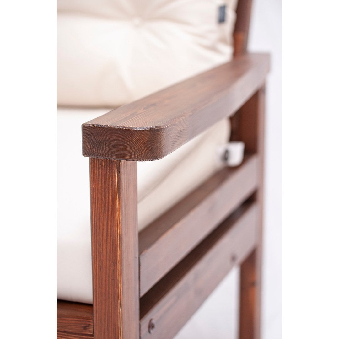 Canapé jardin de 1 place Milan - Beige