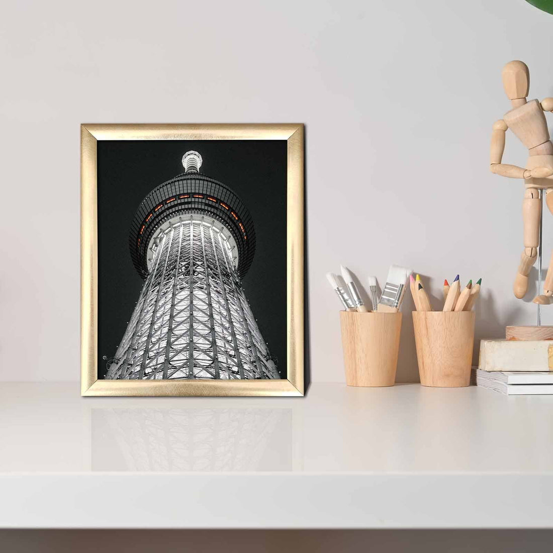 Peinture mdf encadrée décorative ACT-038