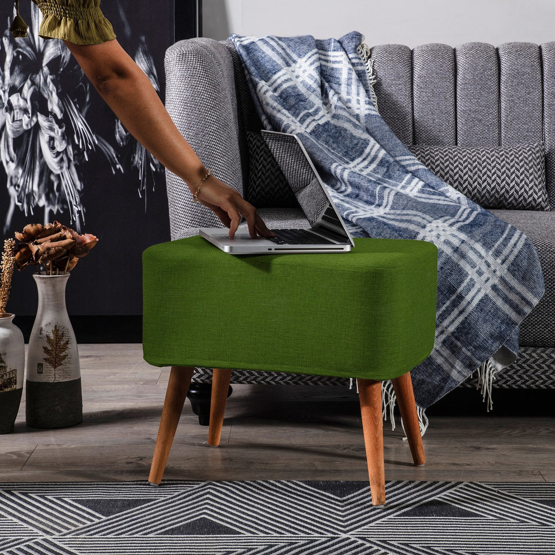 Albina Pouf vert