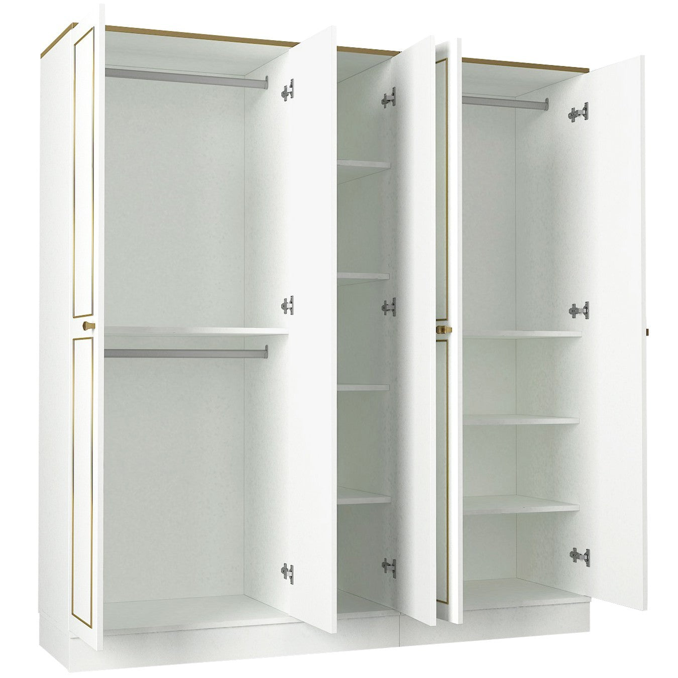 Armoire Ravenna 5 Kapılı - White