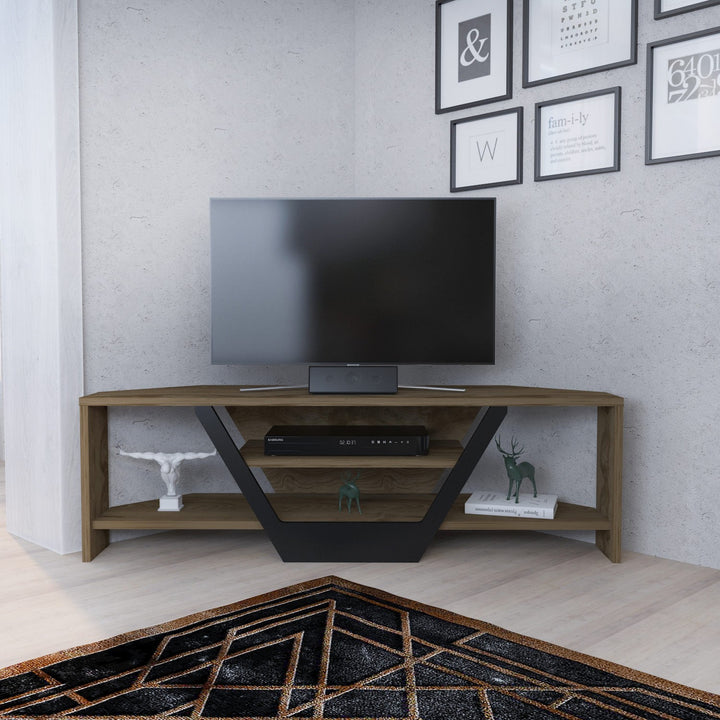 Meuble TV Sares - Oud Oak, Black