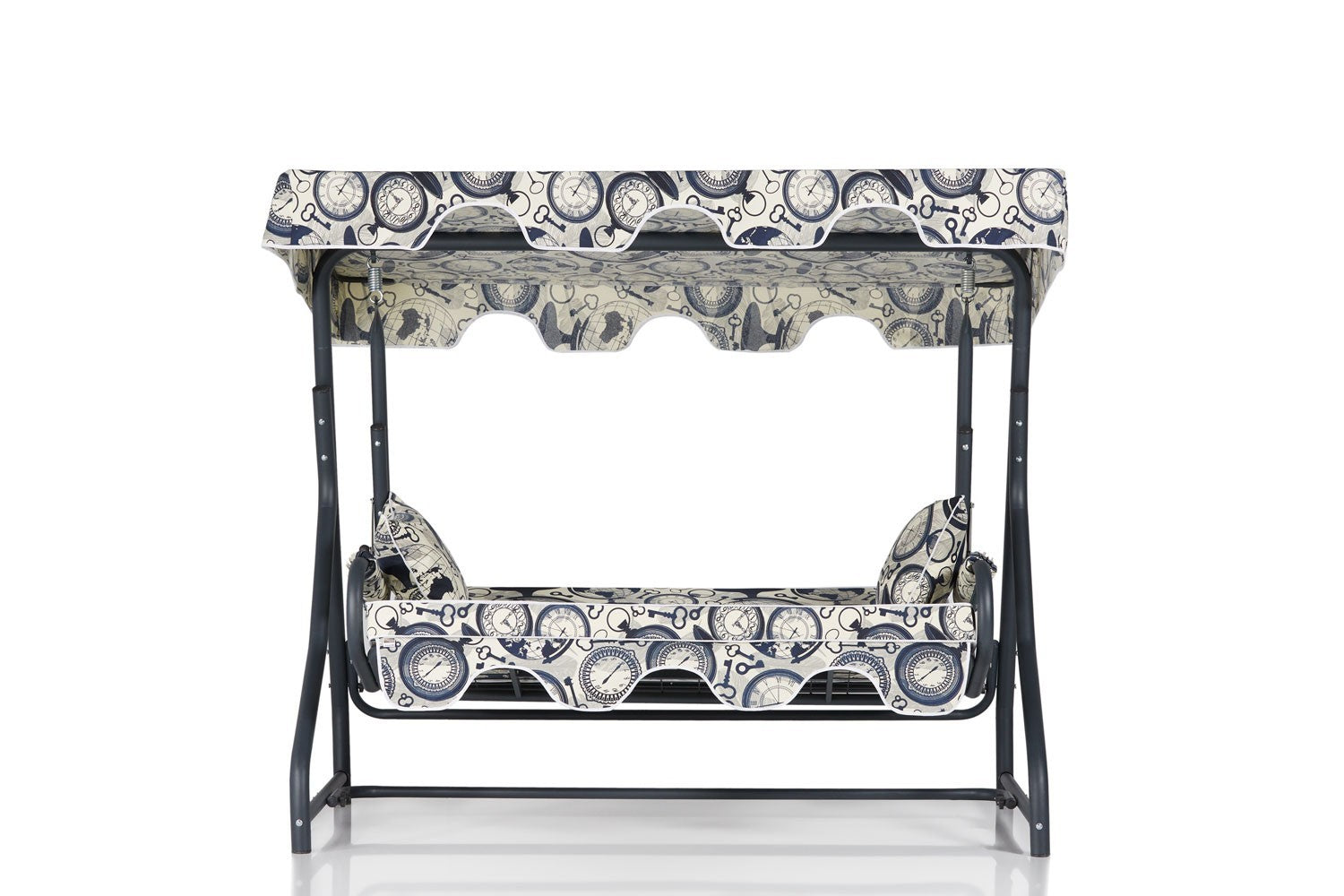 Chaise swing triple jardin Olea 5 - Multicolor