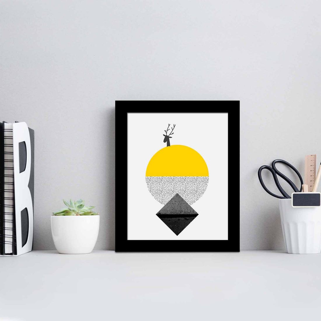 Peinture mdf encadrée décorative SCT-037